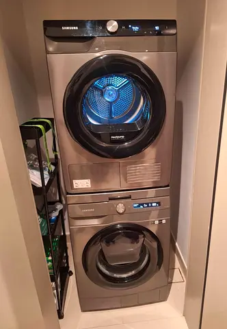 Free Delivery- SAMSUNG 9KG Washer 9KG Dryer HeatPump Separate Set With Wi-Fi Connection 60x60 cm