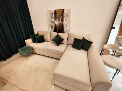 Custom Beige Sofa