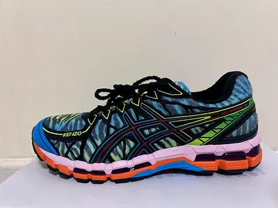 Asics x Kenzo multicolor running shoe. size 11.5US , new condition