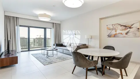 12 Cheques | Furnished | High Floor | Burj View