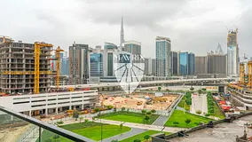12 Cheques | Unfurnished | Modern 1BR | Burj View