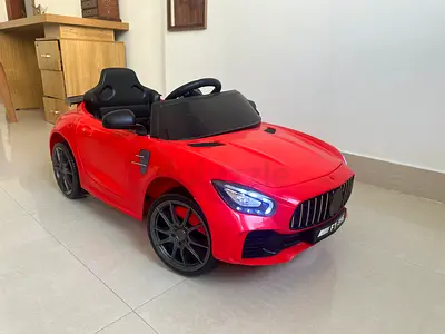Red Electric Ride-On Toy Car for Kids - Mercedes Style, Good Condition