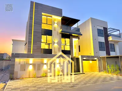 Fully smart villa with luxurious Turkish design | Private pool | 5 bedrooms | Two floors plus a rooftop | 4,000 sq. ft. | Facing a park and located ne
