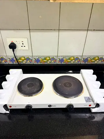 Double Electric Hot Plate - 2 Burner Portable Cooker