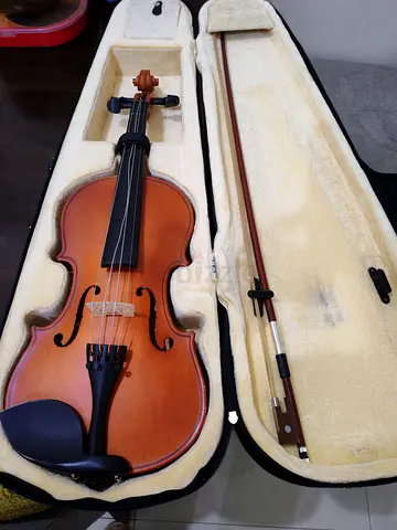 4/4 Full Size Violin with Case and Bow - Good Condition