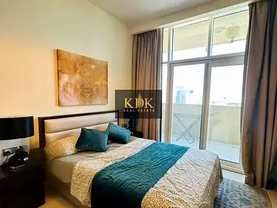 Furnished Studio | DAMAC Ghalia | Pool View