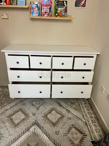 Ikea hemnes chest of 8 storage drawers