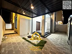 A 10% down payment and a monthly installment of AED 5,000. Own a villa at the lowest price on the ma