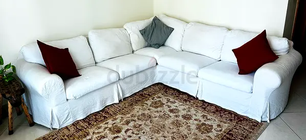 IKEA Ektorp 4 seat corner sofa with washable covers