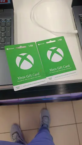 Two Xbox Gift Cards - $50 Each (Physical Cards) 398UAE 0581400557