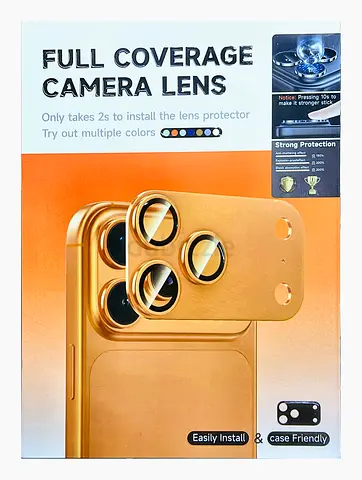 Apple Full Cover Camera Lens Protector – iPhone 17 Pro & 17 Pro Max | AS ICASE 📸