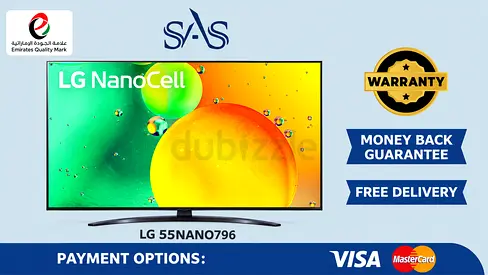 LG | 55 Inch | NanoCell 4K Smart TV | Warranty | 55NANO796