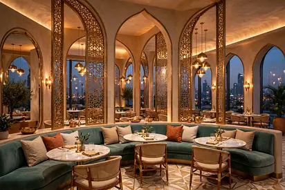 Kastiel Restaurant Fit-Out, Dining Interiors – Hollow