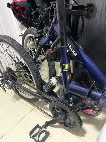 Folding bike in good condition with accesories