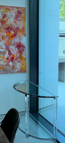 Glass console