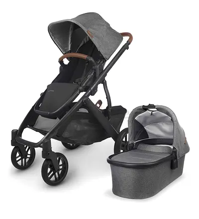 Brand new Uppababy Vista V2 stroller with bassinet, Greyson