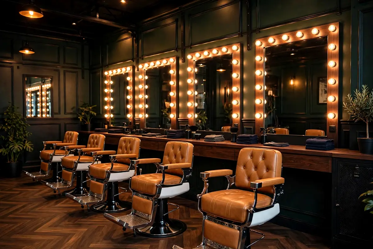 Community: Ravion Barbershop Fit-Out, Gents Salon Interiors – Marquee ...