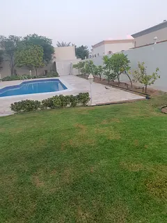 +one private villa with big garden and swimming pools