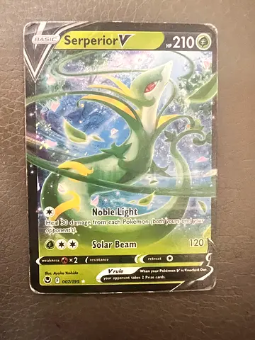 Serperior V 007/195 Pokémon card