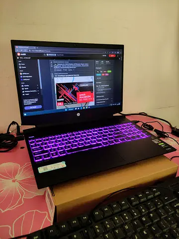 HP Gaming Laptop with RGB Keyboard - NVIDIA GTX, 15.6"