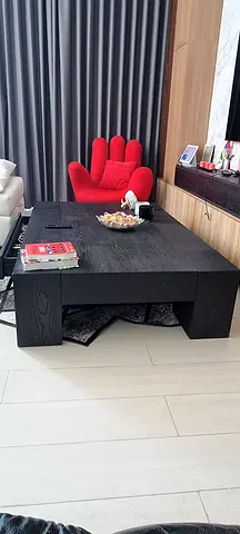 Solid OAk wood Pottery Barn coffee table