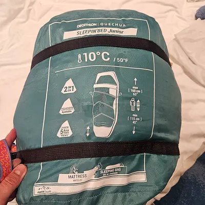 Sleeping bag decathlon quechua sleepin'bed (junior)