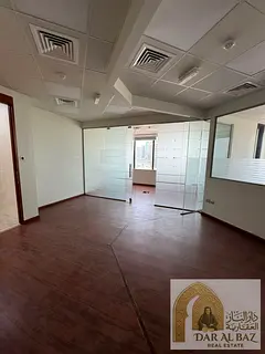 3 months free and complimentary air conditioning! A partitioned office spanning 1,345 sq. ft. in Al