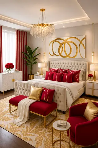 Elegant beautiful 200*200 super king size bed with tufted button design