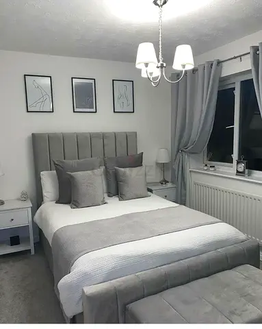 Stylish Modern Design 160*200 King Size Bed Frame For Sale.
