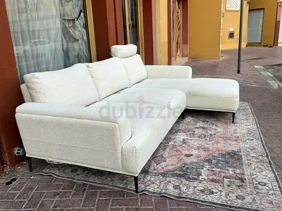 The Loom Collection L shape Sofa Beige