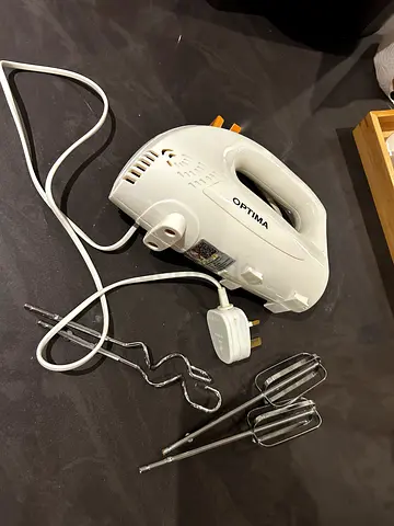Optima Hand Mixer with Beaters - Good Working Condition