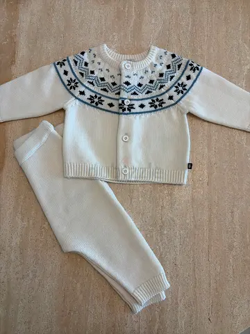 Petit Bateau 2 Piece Knitted Set