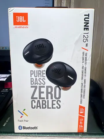 JBL Tune 125 TWS True Wireless Earbuds - Like New Box
