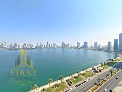 FULL SEA VIEW LAHWISH 3 BHK JUST 77K PARKING FREE TERRACE MAIDROOM WITH BATROOM BALCONY NEAR CORNIC