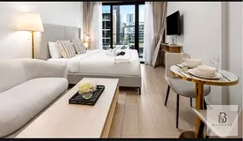 Furnished Studio | Azizi Riviera 43 | Balcony & Pool Access