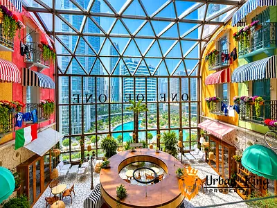 Brand New 1BR | Panoramic Canal & Burj Khalifa View | All Bills Included
