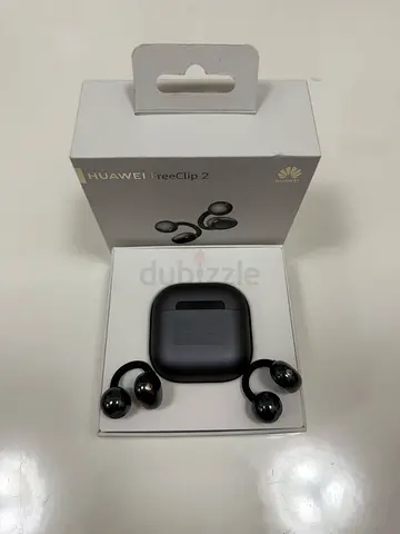 HUAWEI FreeClip 2 Black - Like New - Original Box