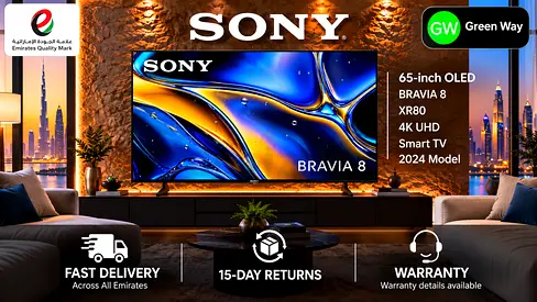 Sony BRAVIA XR80 65-inch OLED 4K UHD Smart TV (2024) - Excellent Condition