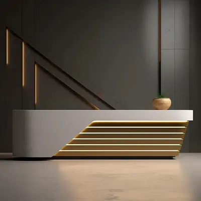 Custom Elite Office Reception Desk For Sale Near You