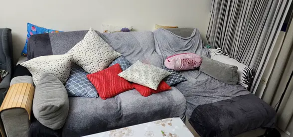Give away price for ikea Large grey sectional sofa - good condition