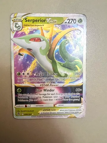 Serperior Vstar 008/195 Pokémon card