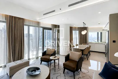 Full Sea and Burj View | Furnished | Vacant
