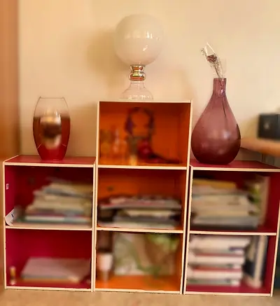 Set of 3 Vertical Wall-Mounted Storage Shelves / Cabinets