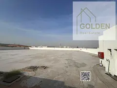 100 kW Electricity | Industrial Yard for Rent on a Main Road in Al Sajaa | Asphalt Surface