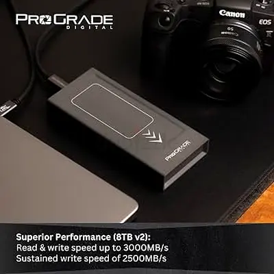 ProGrade Digital 8TB v2 Professional USB 4.0 External SSD Drive (PG10)