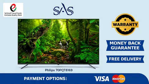 Philips | 70 Inch | QLED 4K Google TV | Warranty | 70PQT8169