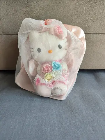 Hello Kitty Angel Rose 2006 Plush Toy Kawaii Cute Never Used Mint Sanrio NTT Japan Rare Collectible