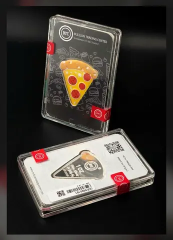 1oz pizza silver ingot.