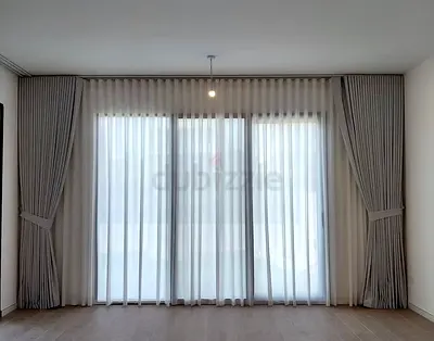 Custom Blackout & Sheer Curtains with Installation
