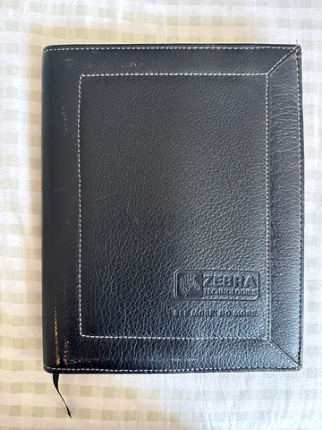 Black Leather Bound Diary / Notebook
